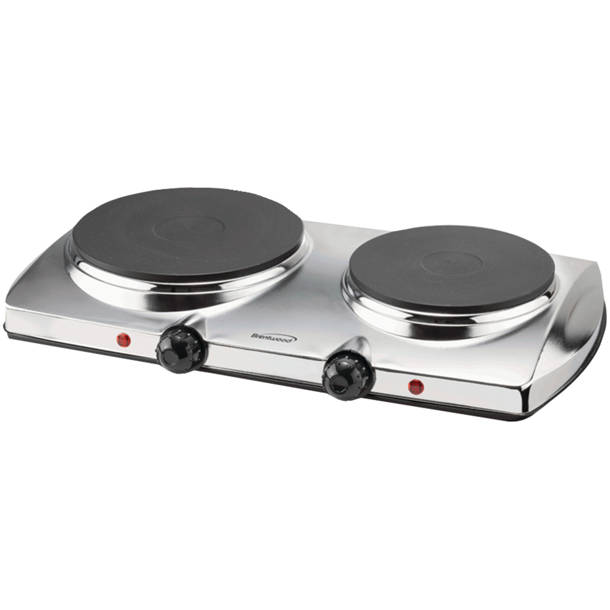 Brentwood Appliances 1440 Watt Electric Double Burner & Reviews Wayfair